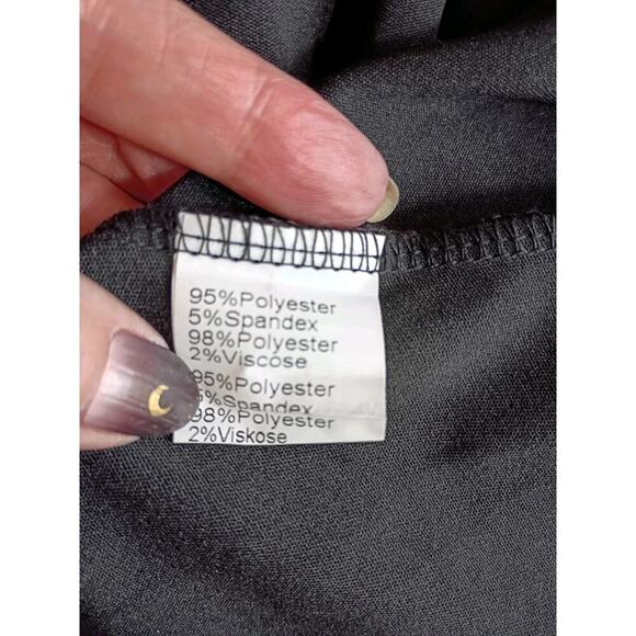 Grace Karen Cocktail Dress Black Strappy Knee Length Prom Formal Sz XL - Picture 12 of 13